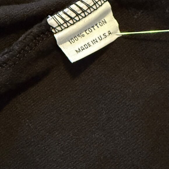 NWT MEDIUM Bryn Walker Judy Black Cotton Knit Tunic Top Kangaroo Pocket - Picture 6 of 8